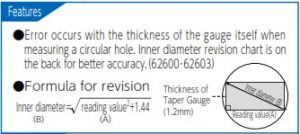 Taper Gauge - เกจวัดร่อง เครื่องมือวัด