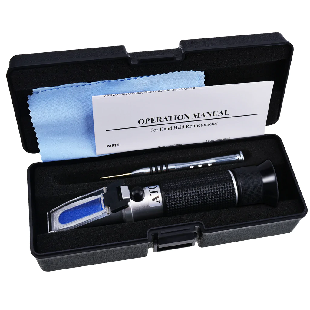 เครื่องวัดความหวาน, Brix Refractometer , การสอบเทียบเครื่องมือวัด