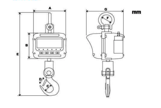 เครื่องชั่งดิจิตอลแบบแขวน, เครื่องมือวัด, สอบเทียบเครื่องมือวัด,Digital Crane Scale