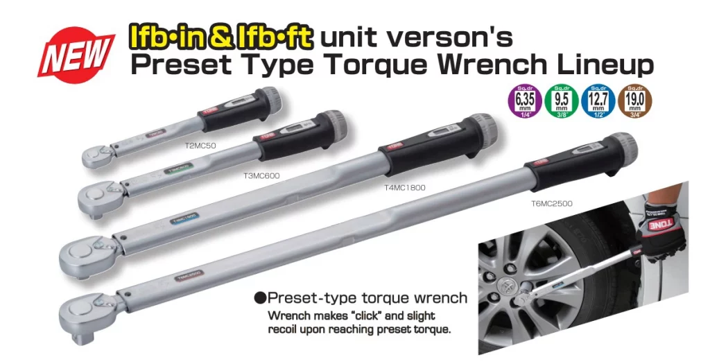 Torque Wrench  lfb•in & lfb•ft unit verson’s, ประแจปอนด์, สอบเทียบเครื่องมือวัด