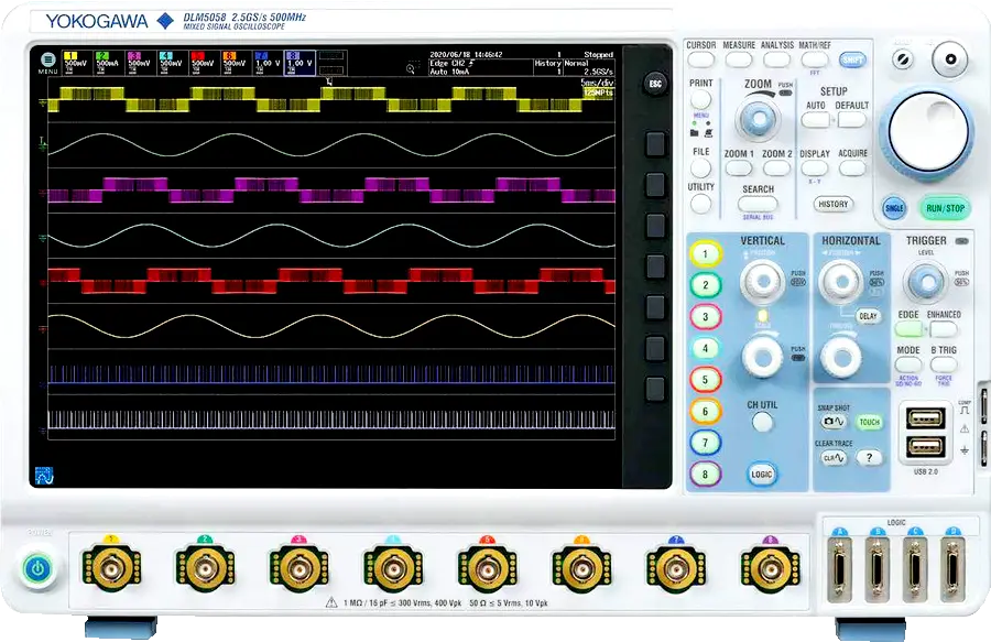 Mixed-Signal Oscilloscopes, MSO, ออสซิลโลสโคปแบบสัญญาณผสม,สอบเทียบเครื่องมือวัด,สอบเทียบเครื่องมือ,สอบเทียบเครื่องวัด