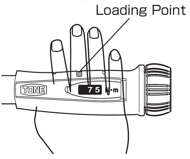 จับใช้งานที่บริเวณด้ามจับ,Loading Point